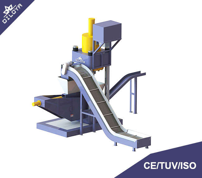 High Density Hydraulic briquetting machine for Copper chips