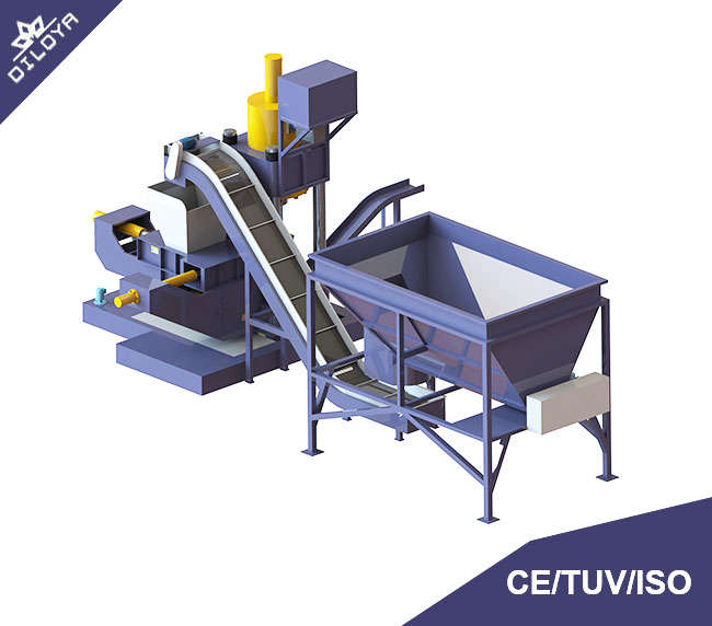 Automatic Vertical Briquetting machine for brass chips
