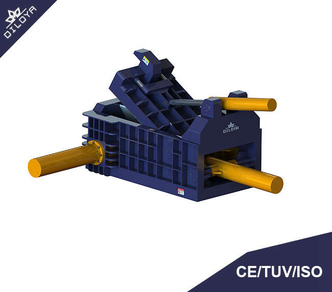 Turn Out Iron Scrap Compactor