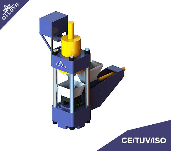Automatic Hydraulic block making machine for Copper shavings