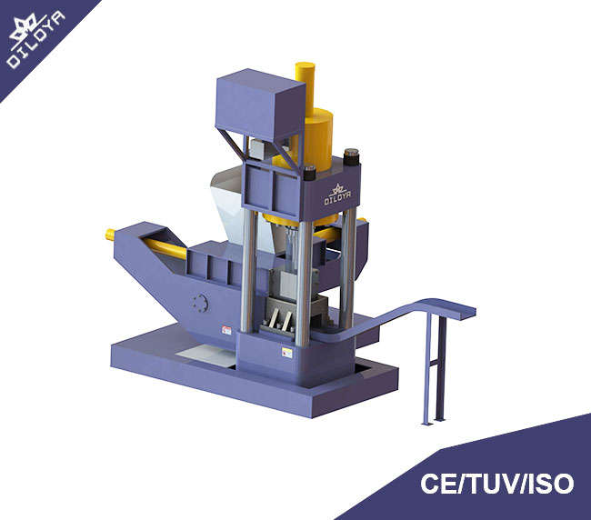High Density Vertical briquetting press for Copper shavings